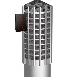 Poêle Harvia Glow Corner avec  Unité de contrôle HARVIA Xenio CX170 WIFI